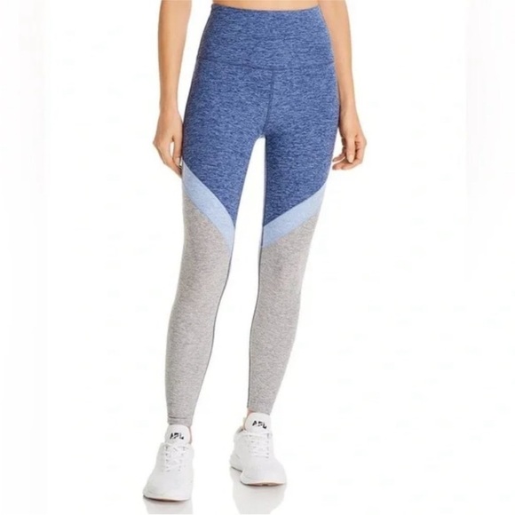 Beyond Yoga Space Dye Color Block Leggings Size M Activewear - Picture 1 of 7